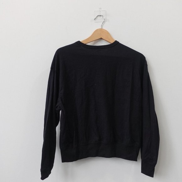 Adriano Goldschmied Sweater Womens XS Black Crew Neck Pullover Casual AG - Picture 6 of 7